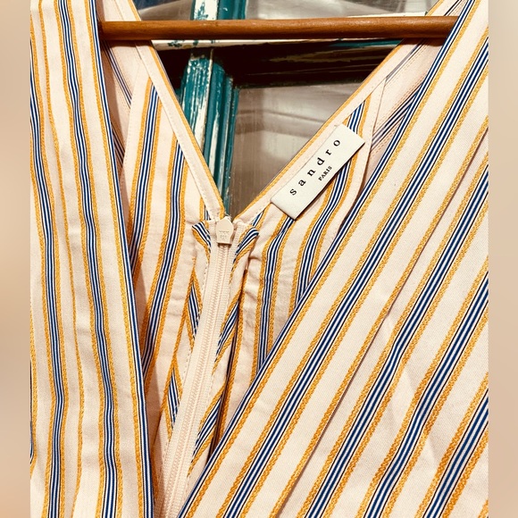 BNWT Cream SANDRO PARIS DRESS SIZE 42! - Picture 5 of 8